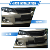 Subaru Impreza (2010-2014) Black Front Bumper Tow Hook Cover