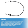 Dodge Ram 2500 3500 Throttle Body Accelerator Cable (1994-1998)
