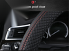 Car - Breathable Anti-slip 1x PU Leather 15" Steering Wheel Cover (AU)