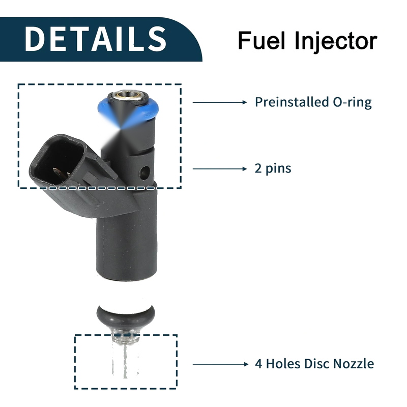Dodge Avenger 2.4L Fuel Injector (2008-2014)