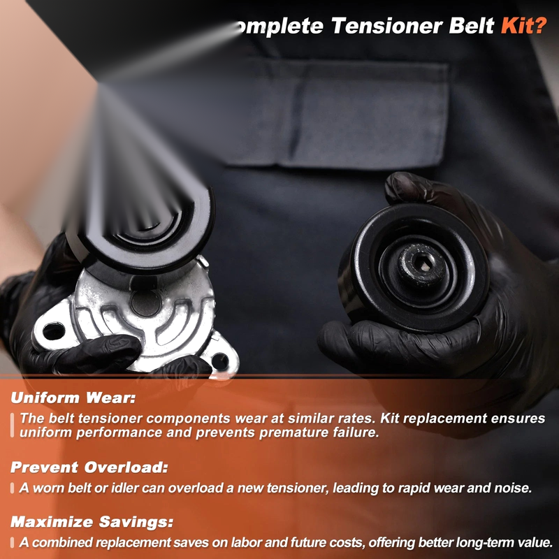 Dodge Grand Caravan 1x Drive Belt Tensioner Kit (2011-2019)