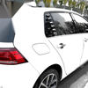 VW Golf 7 (2013-2019) Gloss Black 2 x Rear Window Louver Covers