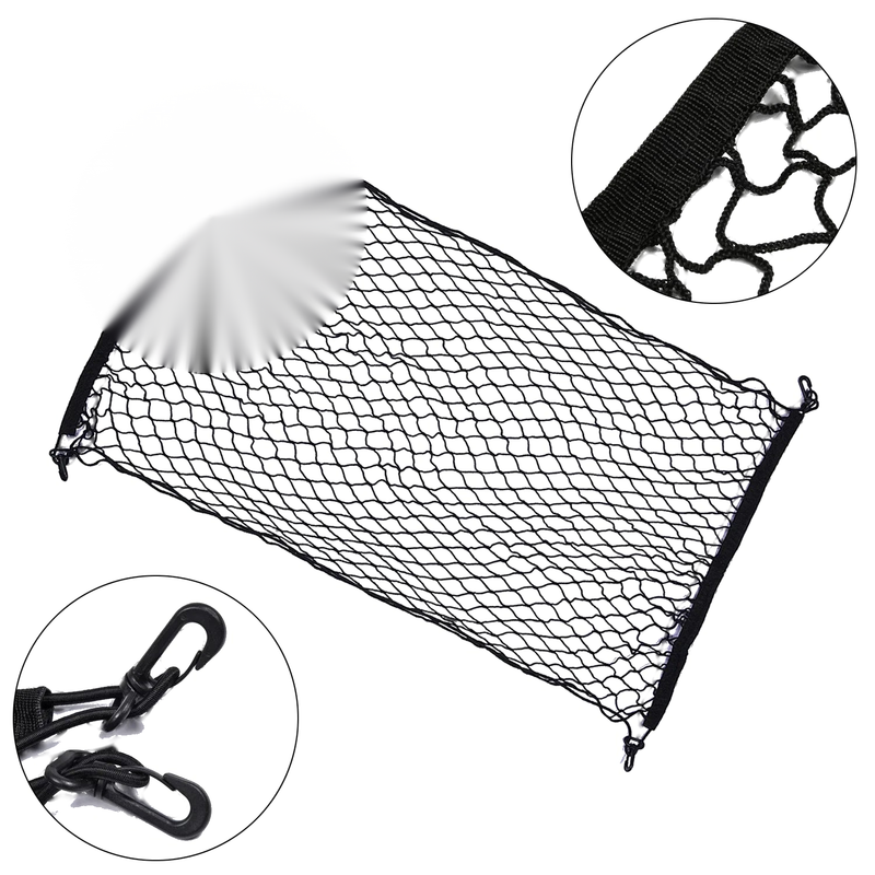 Car / SUV 1 Pc Rear Cargo Organizer Net Holder with 4 Hooks