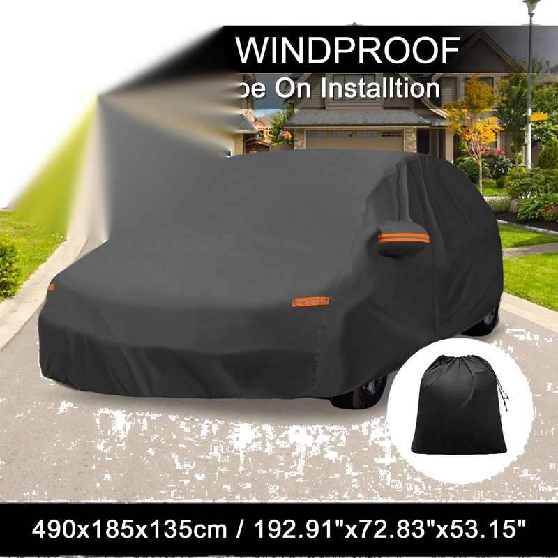 Subaru Legacy Wagon Car Cover with Left Side Door Zipper (2005-2009)