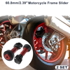 Motorcycle Slider Frame 2x Aluminum Alloy Red Motorcycle Slider