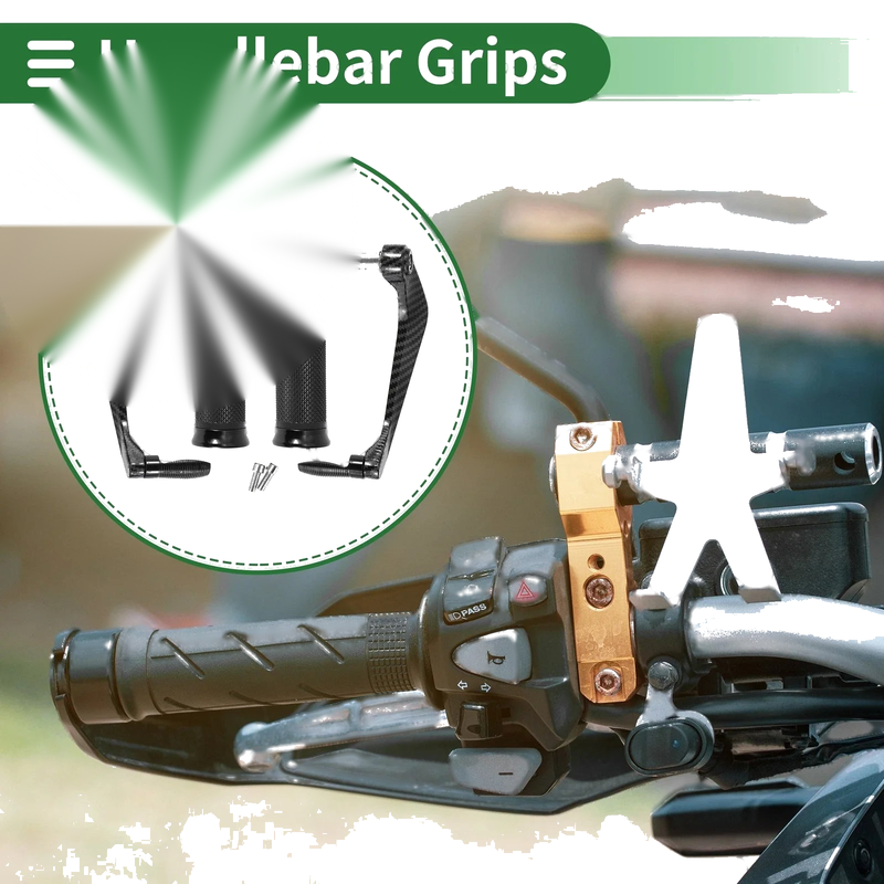 Make Model Motorcycle Hand Grips Aluminum Alloy Black