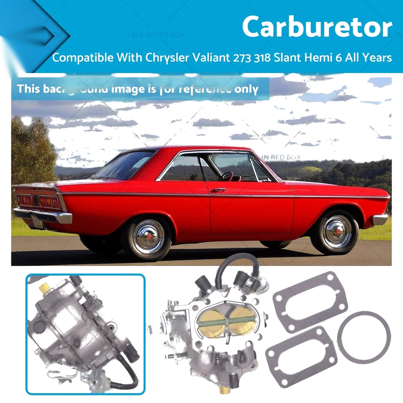Chrysler Valiant 273 318 Hemi 6 HI-TOP Carter 2BBL Carburetors