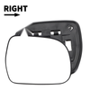 TOYOTA Hilux Right Side White Mirror Glass / Back / Non-Heated (2004–2011)