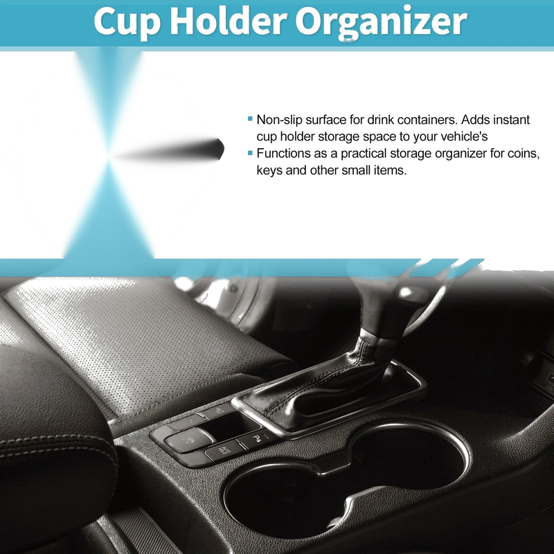 Toyota RAV4 Center Console Cup Holder Organizer 1 pc (2019–2021)