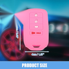 Honda Accord EX EXL EX-L 2013-2018 Black Pink Smart Key Fob Cover (2 x)