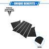 Chevrolet Malibu (2016-2021) Black 6 x Pillar Posts Window Trim Cover