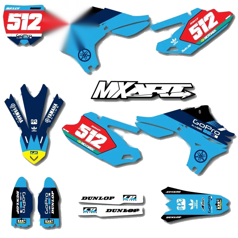 Yamaha YZF 450 BOOST STYLE Decals Graphics Kit (2010-2013)