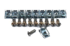 10x Karosserie Verkleidung Kunststoff m5 Helm Clips & Edelstahl Schrauben