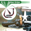 Motorcycle Hand Grips Cover Kit / Aluminum Alloy / Handlebar Cover