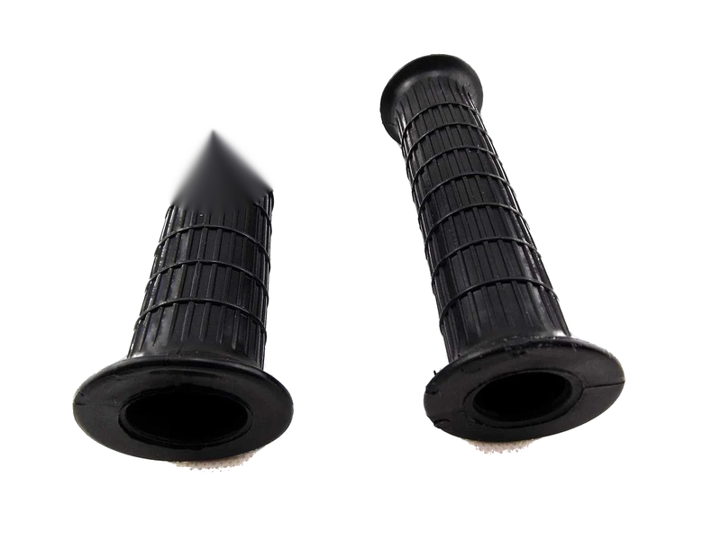 Honda CB350K (1968-1971) - Left & Right Pair Black Hand Grip Set