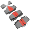 Toyota 4Runner Hilux Surf Front Disc Brake Pads Set 4X4 (1995–2002)