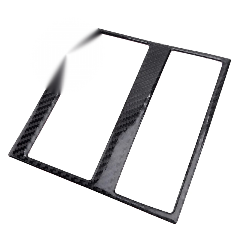 BMW 5 Series 3x Carbon Fiber Rear Air Vent Outlet Frame (2011-2017)