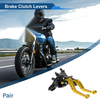 Honda Gold Tone Adjustable Short Brake Clutch Levers