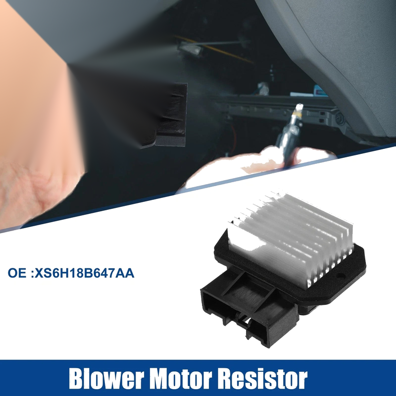 Toyota 4Runner Blower Motor Resistor Black Silver Tone