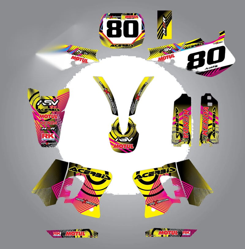 Yamaha YZ 250 Custom Graphic Kit (1993-1995)