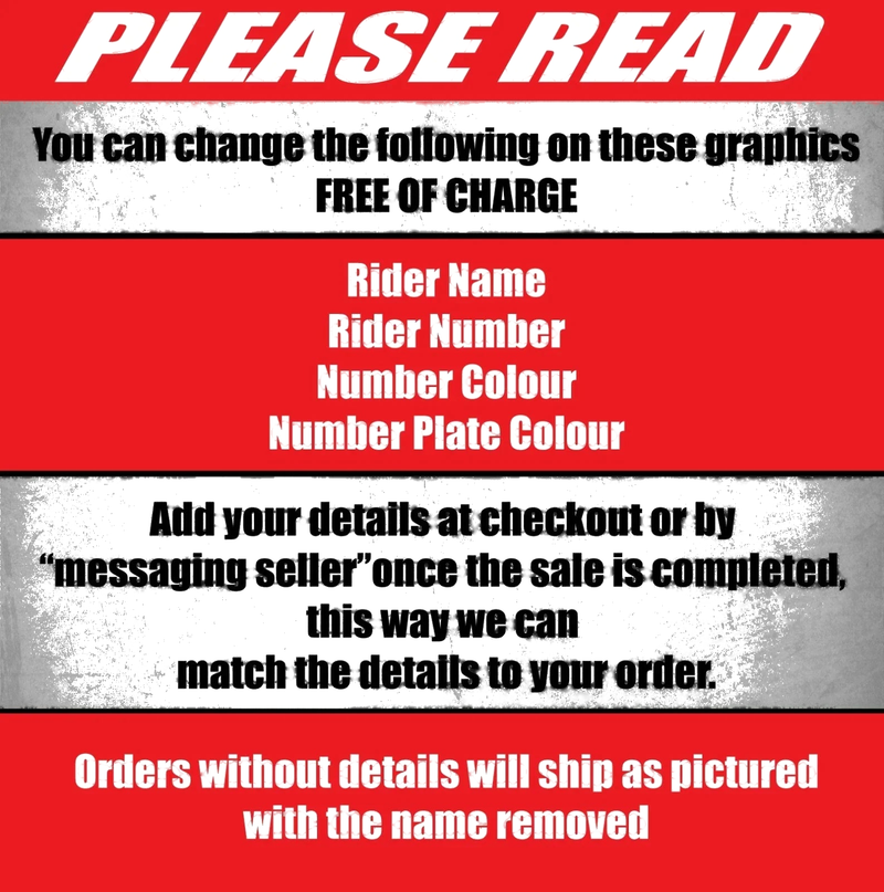 Honda CRF 450 (2005-2007) EURO Style Stickers Custom Graphics Full Kit