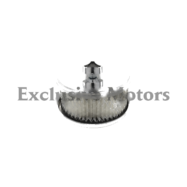2-5 / 8" Carb Neck with 2-5 / 16" Adaptor 4"x2" Chrome Air Cleaner Kit