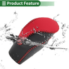 Subaru Forester Black Red Faux Leather Gear Shift Knob Cover (2018-2023)