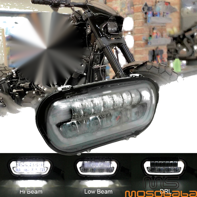 Harley Fat Bob FXFB 107 / 114 FXFBS LED Headlight Projector (2018-2022)