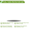 Ford Transit Custom (2012-2016) - White Gas Tank Flap Fuel Tank Door Cap