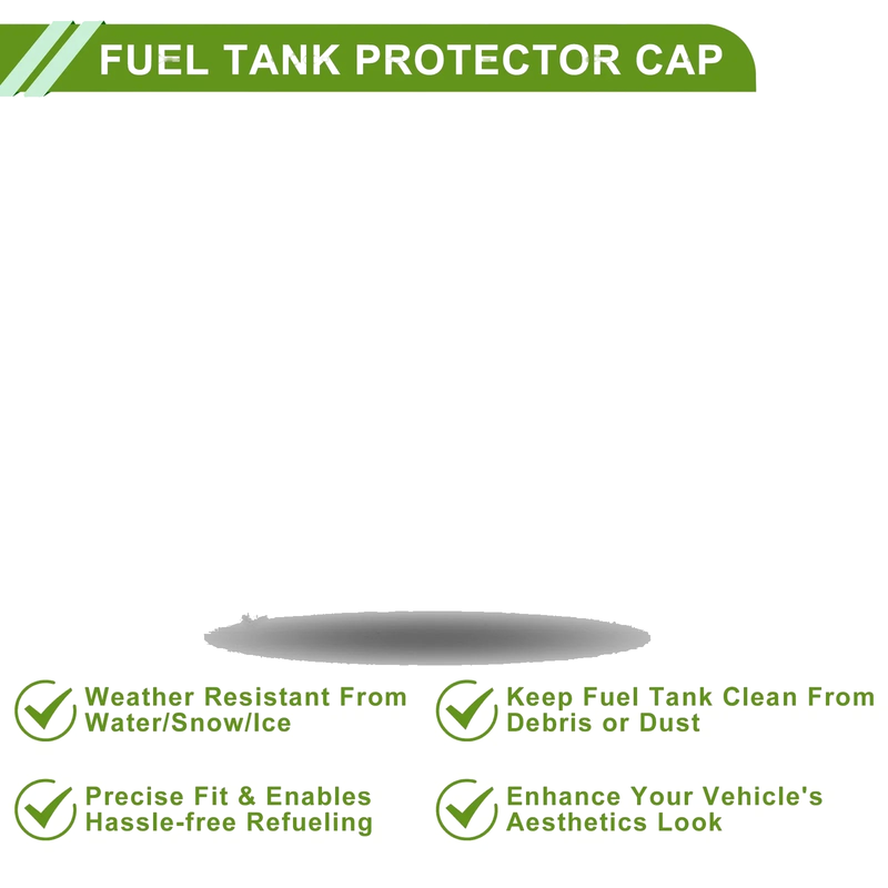 Ford Transit Custom (2012-2016) - White Gas Tank Flap Fuel Tank Door Cap