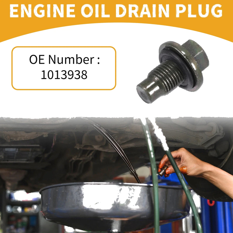 Ford F150 (2015-2023) 1 Pc Bronze Metal Oil Drain Plug Thread Repair