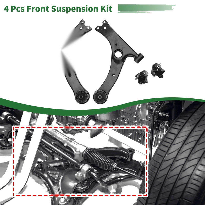 Toyota Celica 4 Pc Front Lower Control Arms (2000-2005)