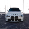 BMW G80 G82 G83 M3 M4 2 x Forged Carbon Fiber Bonnet Vent Trim (2021-2025)