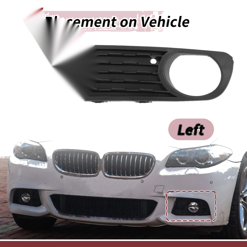 BMW F20 (2011-2015) Black 1 x Front Left Fog Light Grill