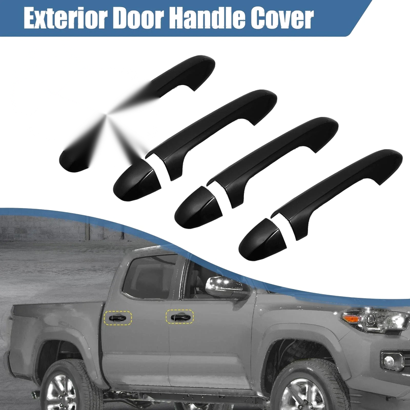 Toyota Tacoma 8pcs ABS Exterior Side Door Handle Cover Trim (2016–2021)