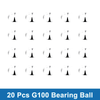Bearing Ball 14.0mm Steel Precision Ball Silver Tone 20 pcs