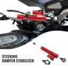 Scooter Steering Damper / Universal / Red Adjustable Linear Stabilizer
