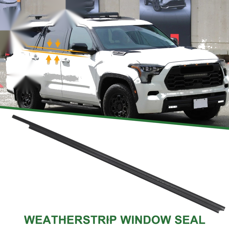 Toyota Sequoia 1pc Rear Right Weatherstrip Window Seal (2008–2022)