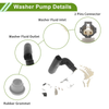 Nissan Pathfinder Washer Pump w/Grommet (1996-2004)