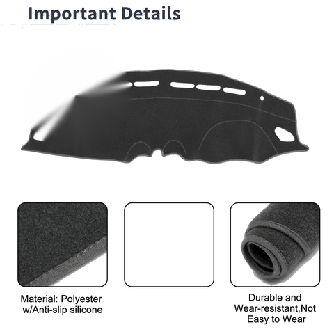 Suzuki Swift Sport (2017-2023) Sun Protector Gray Dash Cover Mat