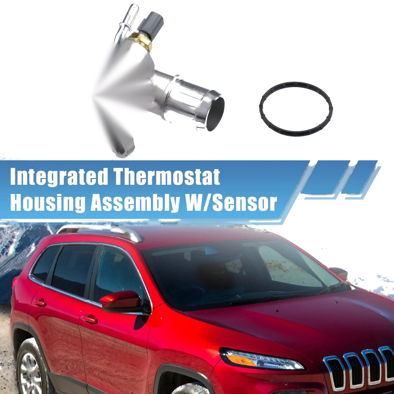 Dodge Jeep Engine Coolant Thermostat Housing Water Inlet (2007-2018)