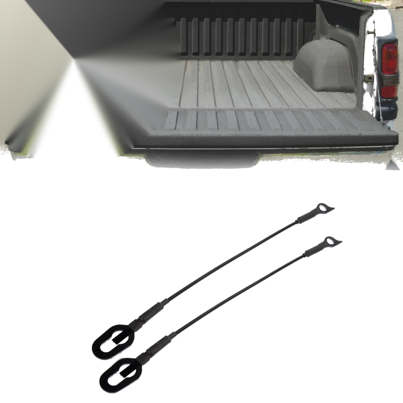Dodge Ram 1500 2500 3500 Pair Rear Tailgate Cables (1994-2002)