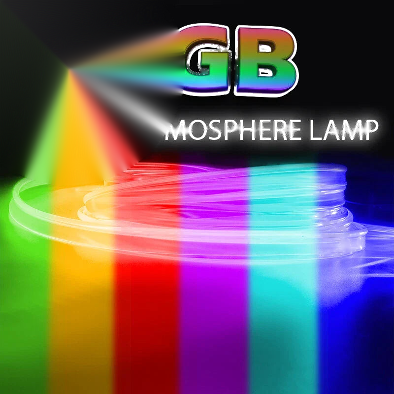 Car Interior - APP Control USB RGB LED Ambient Light Strip