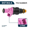 Dodge Ram 1500 (1997-2001) - 6 x Pink Injectors Fuel Injector 3.9L