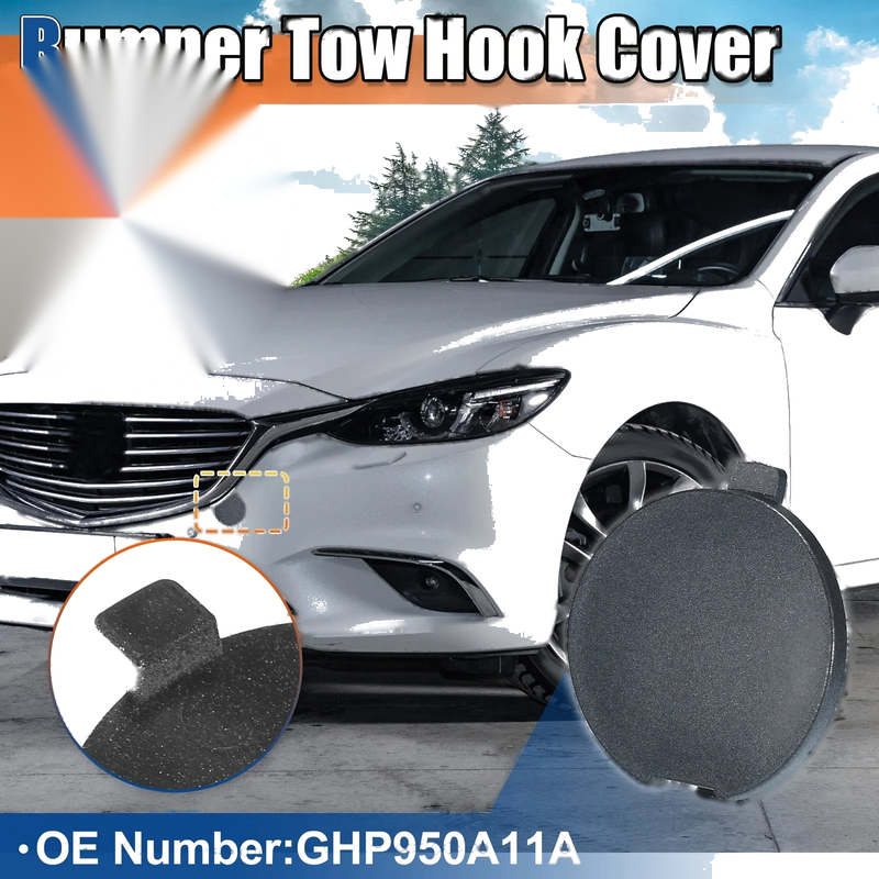 Mazda 6 (2014-2016) Gray Front Tow Hook Cover