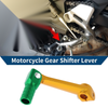 Bosuer M5 Folding Gear Shifter Lever Gold Tone Green Head