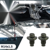 Car Motorcycle Set M14x1.5 1.34" Engine Oil Drain Plug W/ O Ring