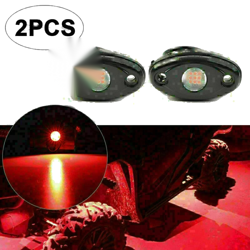 JEEP Offroad Truck Underbody 9W Red LED Rock Lights (2010-2023)