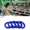 Oil Seal Rotary Shaft TPU 36x48x8mm High Pressure Blue 5 Pcs