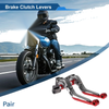 Kawasaki ER-5 Titanium Red 2 x Adjustable Short Long Brake Levers
